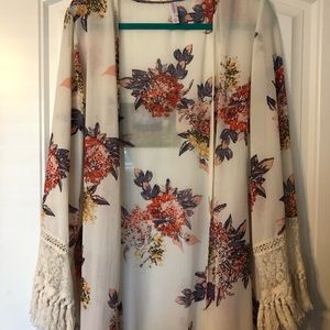 Boho Floral Cardigan